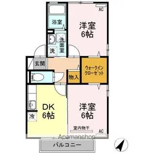 グランモアはら【2階】の間取り