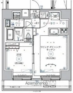 RELUXIA伊勢佐木長者町【8階】の間取り