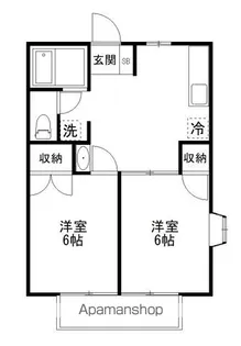 シルクTUKASAⅠ【1階】の間取り