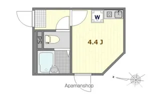 WELL−BEING日暮里北【1階】の間取り