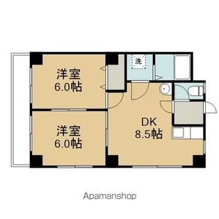 千葉県市川市末広1丁目【マンション】の間取り