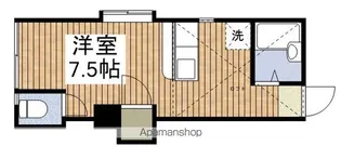 コーポキャッスル【105号室】の間取り