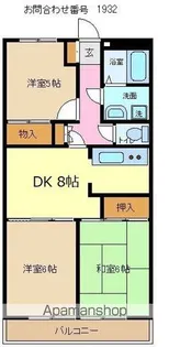 ノーブル膳棚【1階】の間取り