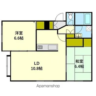 ノルテ(NORTE)【1階】の間取り