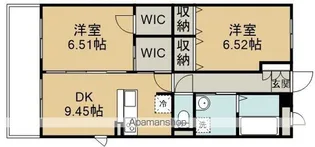 DEAR NEST関間【2階】の間取り