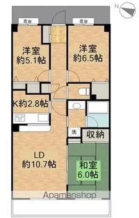ライオンズガーデン桜台【3階】の間取り