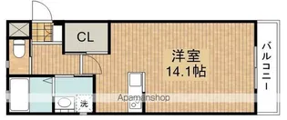 カレラ井口堂【101号室】の間取り