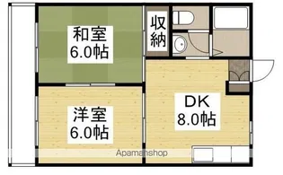 サロンコーポ【1階】の間取り