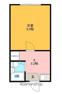 コーポマルジン宮【1階】の間取り
