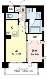 VERDURE江坂広芝町【408号室】の間取り