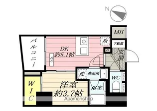 SYFORME SHINKOYASU【102号室】の間取り