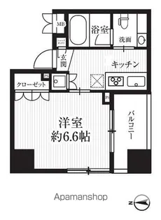 HF千駄木レジデンス【5階】の間取り