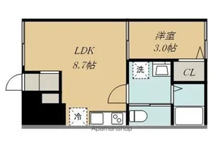 CLOUDNINE台原【1階】の間取り