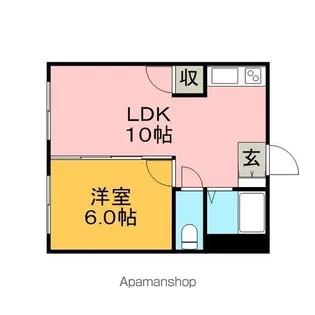 平野第ニビル【3階】の間取り
