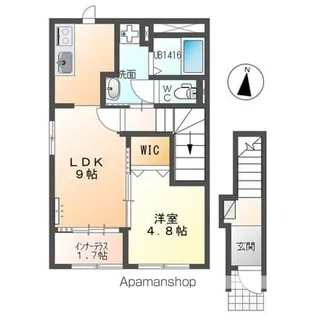 マ・グランⅩ(テン)【2階】の間取り