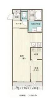 アウリイ次郎丸Ⅰ【2階】の間取り