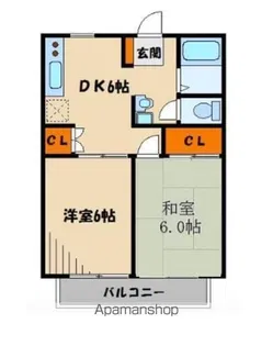 ベルレージュ千間台【1階】の間取り