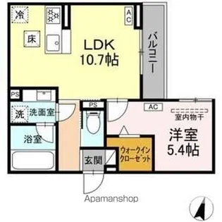 Unora【1階】の間取り