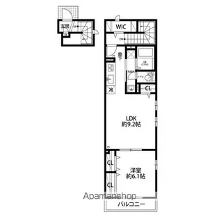 アムール橘【2階】の間取り