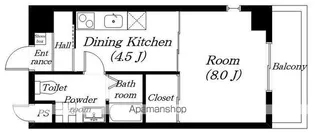 フレンドリーハウス匠長浜【303号室】の間取り