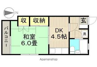 コーポレジン【201号室】の間取り
