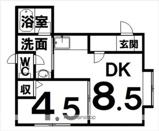 ブルーガーデンⅠ【2階】の間取り