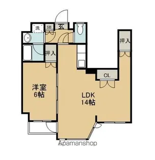 TKHーⅡ【5階】の間取り