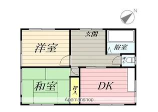 メゾンサンヒルズⅡ【2F号室】の間取り