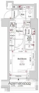 OMNIA横濱阪東橋【2階】の間取り