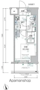 ヴァローレ松戸フィーロ【10階】の間取り