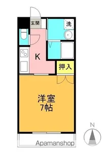 マンション森島【203号室】の間取り