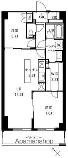 ザ・ケンジントン・レジデンスときわ台【4階】の間取り