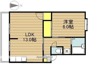 アーバンハイツB【1階】の間取り