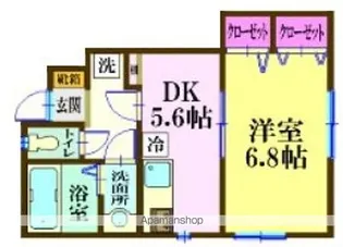 ナリトモ仁戸名D【1階】の間取り