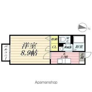 GIARDINO泉中央Ⅱ【2階】の間取り
