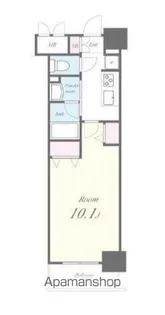 ROOTS SHINJUKU WAKAMATSUCHO【10階】の間取り