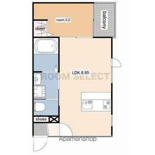 I’ll be清水白壁【1階】の間取り