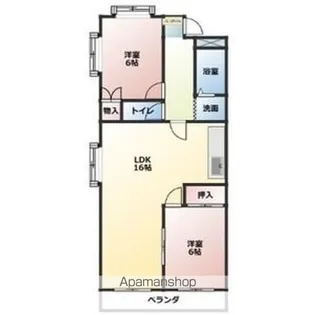 ドミール名東【4階】の間取り
