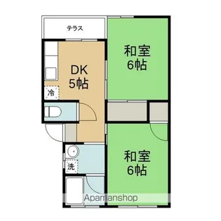 コーポ・アイⅡ【1階】の間取り