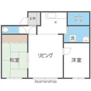 榊原ハイツ【D号室】の間取り