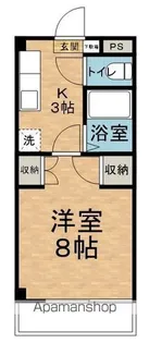 ラグラス【203号室】の間取り