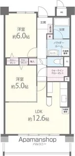 チャム【2階】の間取り