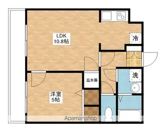 DI COLZA【4階】の間取り
