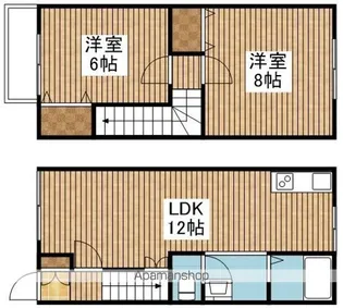 グランディール【1階】の間取り