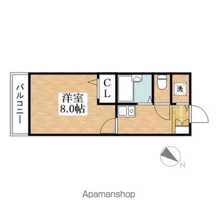 ユニオンハイツ【25号室】の間取り