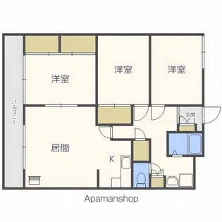 メゾン伏見【4階】の間取り