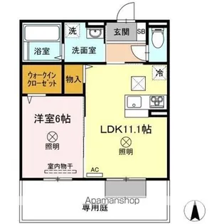 岡山県岡山市北区西崎本町【アパート】の間取り