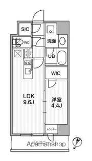 シーズンフラッツ新大塚【3階】の間取り