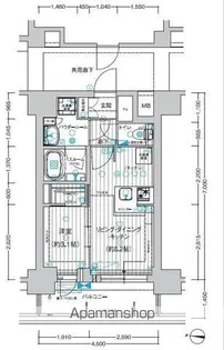 プレサンス レイズ 鶴舞公園【9階】の間取り