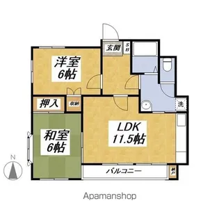 ビューテラス成増(003060)【3階】の間取り